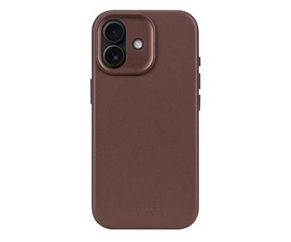 Etui do telefonów Decoded Leather Backcover, iPhone 17, Chocolat brown